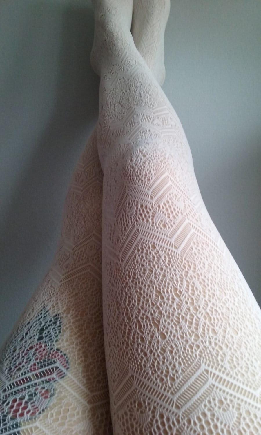 Cream Tights Etsy