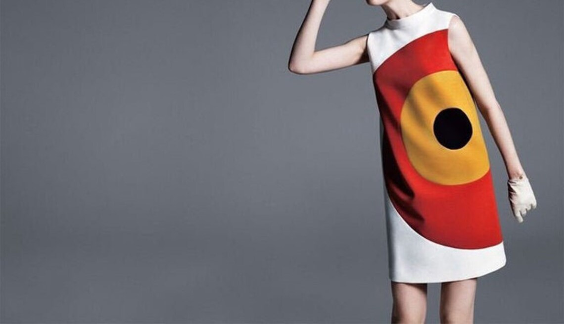 Mod Target Dress Target Dress, Mod Shift Dress, Repro Dress, 60s Mini Dress, A Line ...