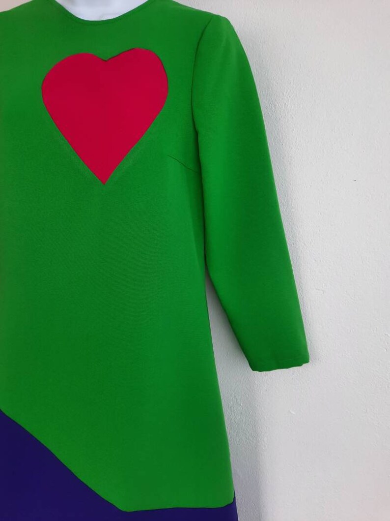 Mondrian dress, Mod dress, iconic dress, 1960s dress, shift dress, 60s mini dress, pop art dress bild 6