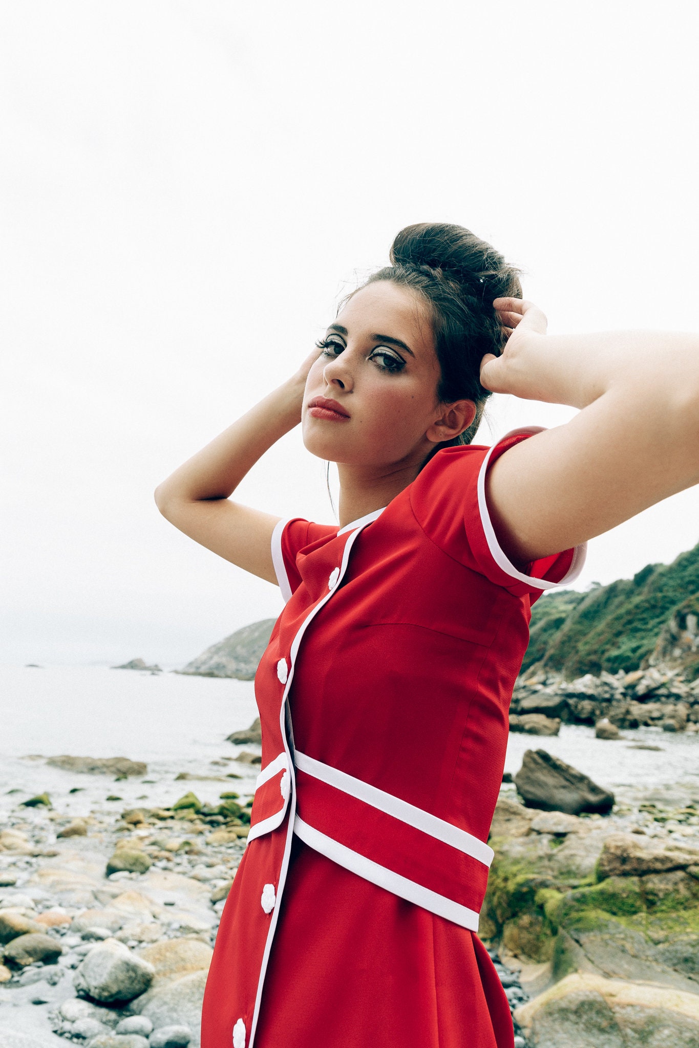 red 1960s dress 1960s mod dresses