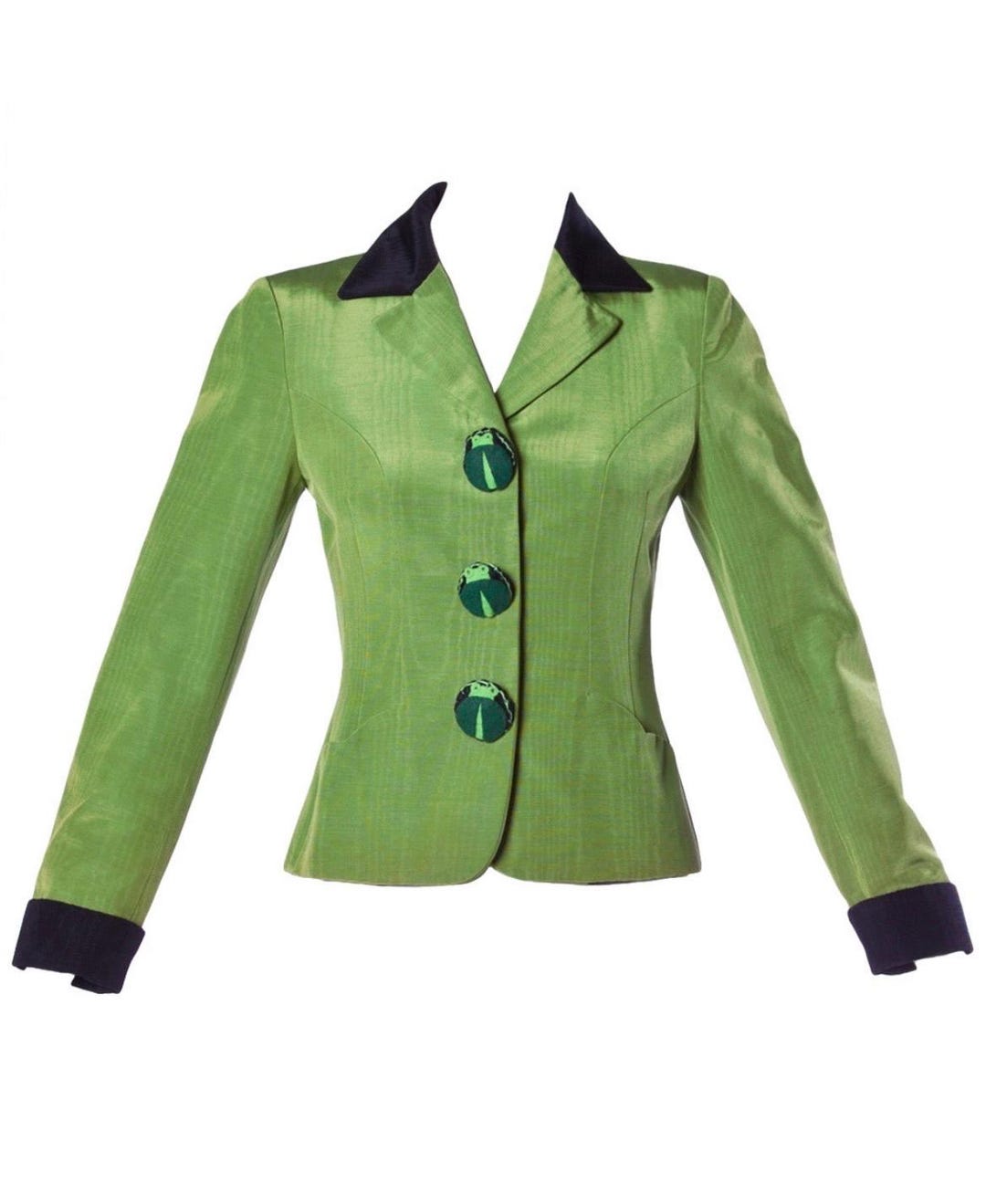 ヴィンテージ MOSCHINO チープ＆シック 90年代 バグボタン ジャケット