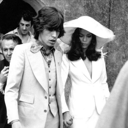 Bianca Jagger Inspired Suit Bridal Ivory Suit Wedding Jacket - Etsy