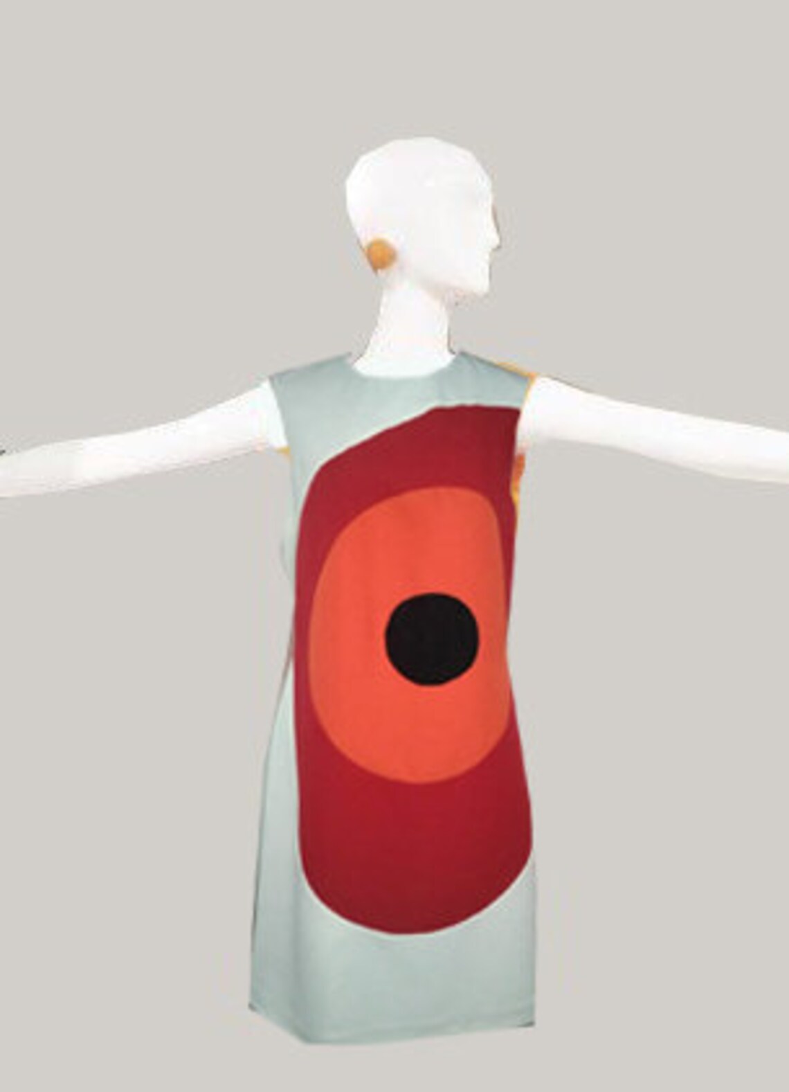 Mod Target Dress Target Dress, Mod Shift Dress, Repro Dress, 60s Mini Dress, A Line ...