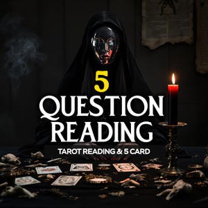 5 Fragen Tarot-Lesung, Tarot-Lesung zur gleichen Stunde, Psychische Tarotkarten-Lesung, Lesung am selben Tag, Liebe, Karriere, zukünftige psychische Beratung,