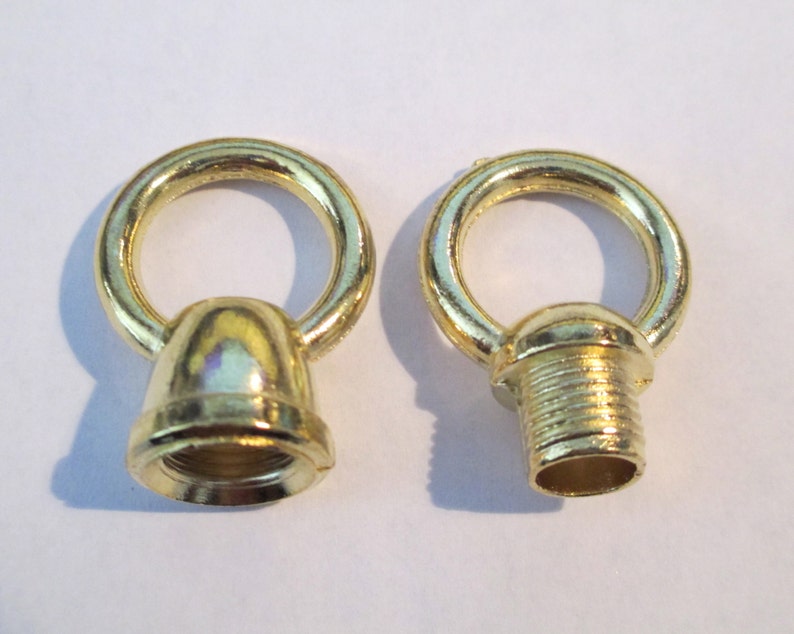 Brass Loop Set for Hanging Fixtures Wind Chimes and Sun Etsy