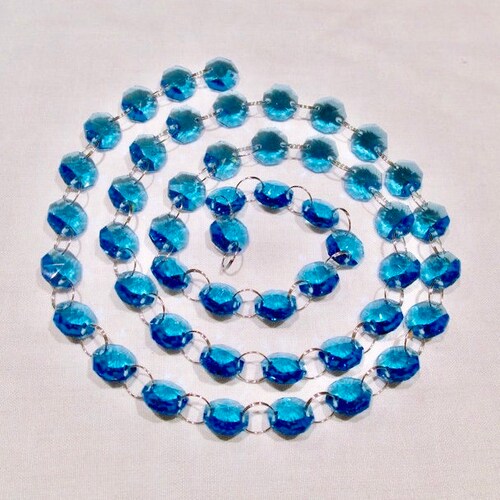 1 Yard 3 Ft. Chandelier Crystals Bead Garland Chain Etsy