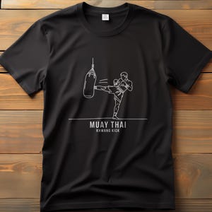 Muay Thai Fighter T-Shirt: Motivational Martial Arts Tee