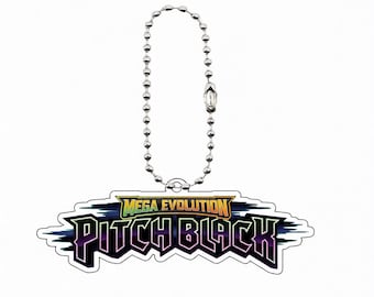 ポケモンキーホルダー｜TCGセットロゴ（ピッチブラック） – バインダー＆コレクターアクセサリー