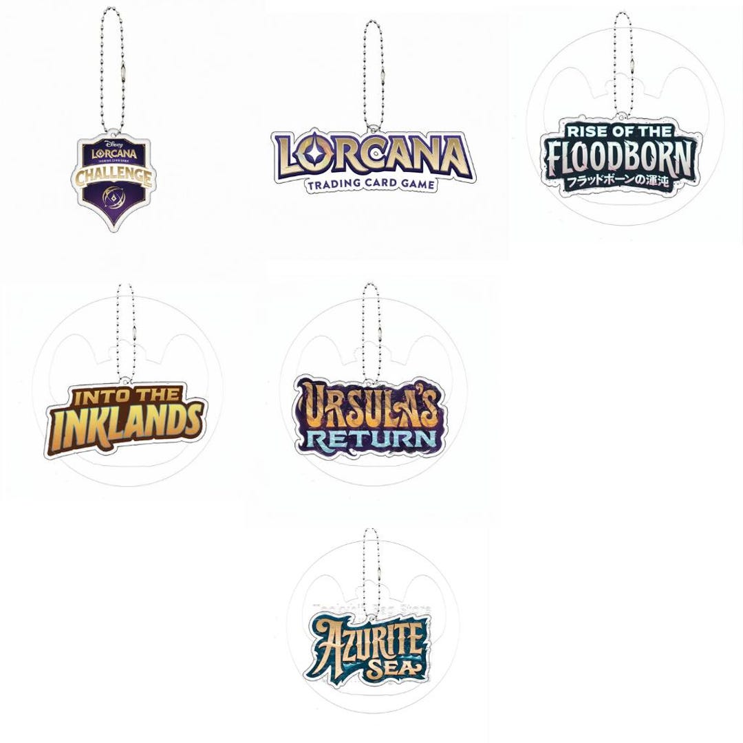 Lorcana Keychain | TCG Set Logo (rise of the Floodborn, Into the ...