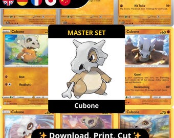 カラカラのページバインダーマスターセット（PDF印刷可能）｜ポケモンTCGページプレースホルダー｜カラカラコレクション完全版インサート