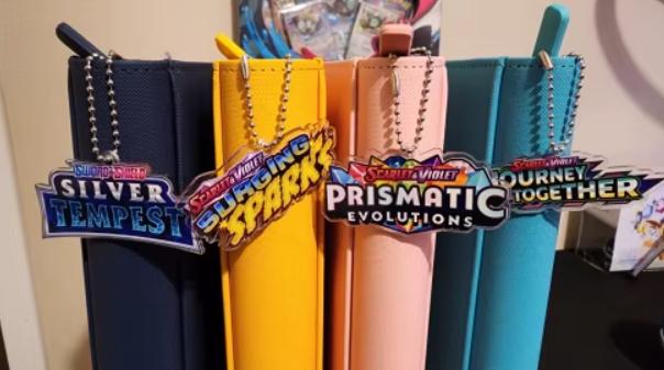 Pokémon Keychain | TCG Set Logo (mega Brave, Symphonia, Inferno X