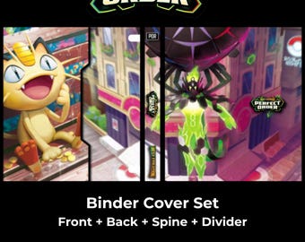 ポケモンTCG パーフェクトオーダーバインダーカバー＆背表紙ラベル｜デジタルダウンロード｜パーフェクトオーダーセット