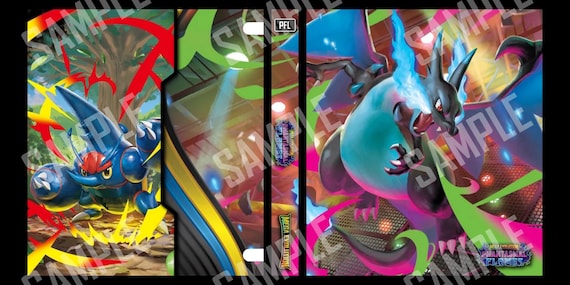 Pokémon TCG Phantasmal Flames Binder Cover & Spine Labels