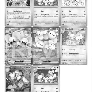 Famignol Pages Binder Master Set PDF Utskrivbar | Pokémon TCG Pages Placeholder | Famignol Complete Collection Pärminlägg bild 8