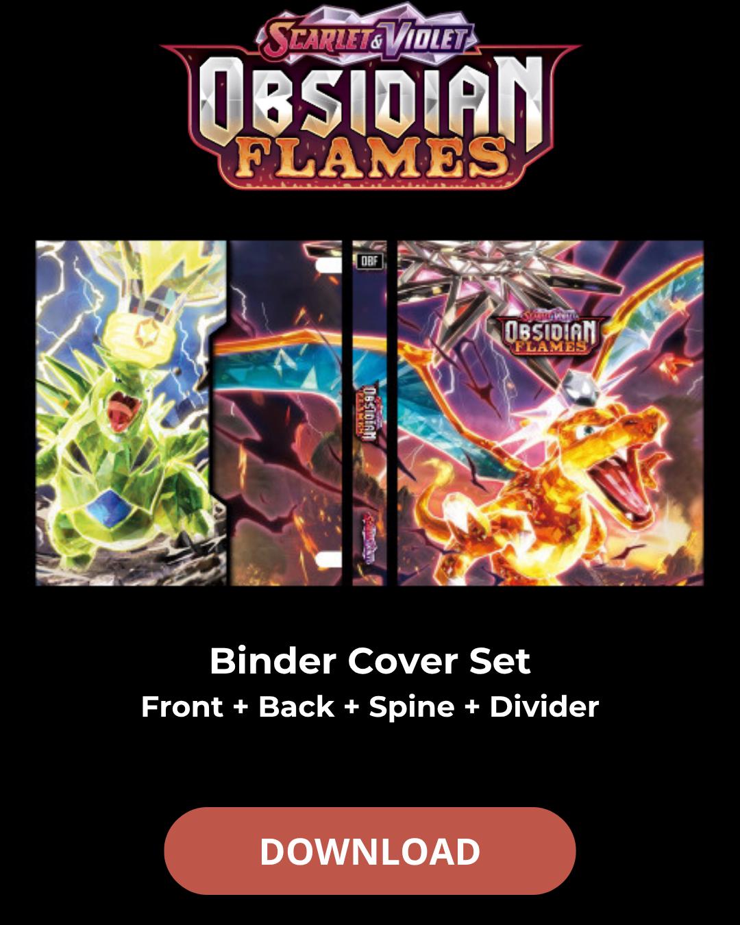 pokemon obsidian flames card set Scarlet & Violet: Complete 2023 The glittering Terastal phenomenon imbues some Pokmon ex like Tyranitar Pokemon TCG - Obsidian Flames:
