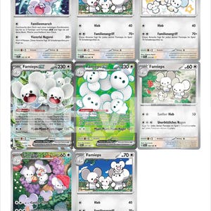 Famignol Pages Binder Master Set PDF Utskrivbar | Pokémon TCG Pages Placeholder | Famignol Complete Collection Pärminlägg bild 5