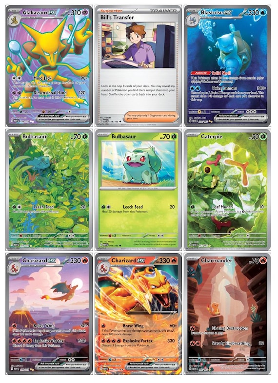 ポケモン151バインダープレースホルダー印刷可能PDF｜2デザイン