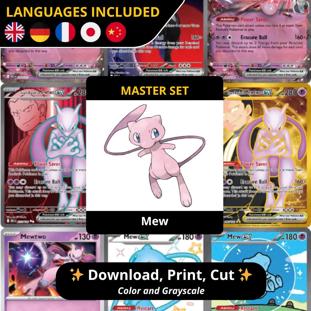 Mew Binder - Etsy Mew Binder - Etsy