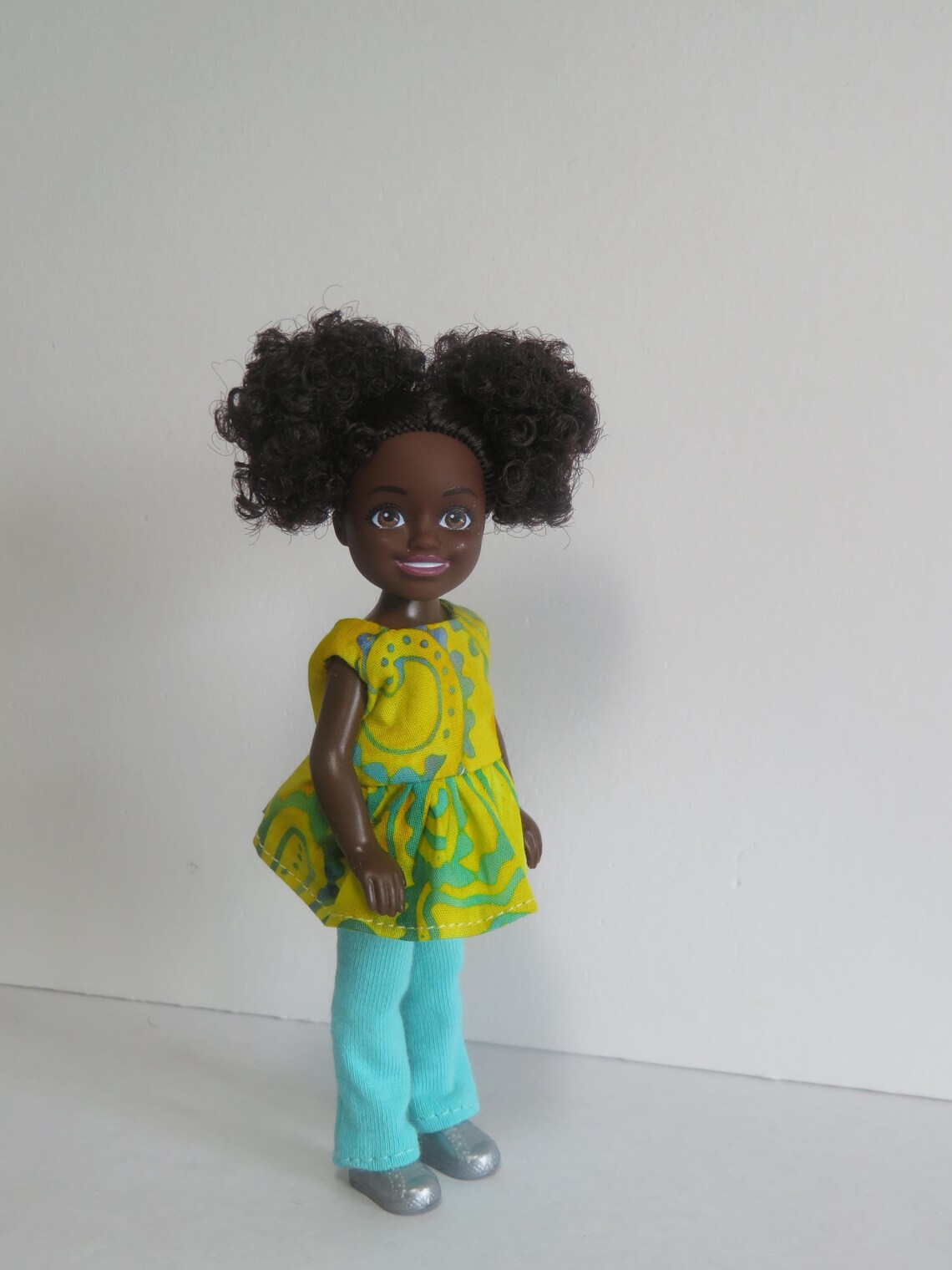 CHELSEA Yellow and Aqua Batik Top Outfit - Etsy