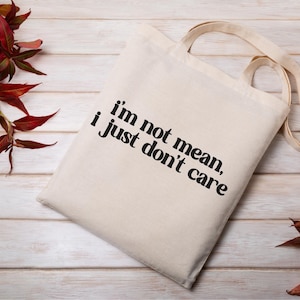 Sassy Unhinged Girly Canvas Tote Bag, Funny Casual Shoulder Bag, Gift for Her, Quirky Slogan Tote, Unique Handbag for Women