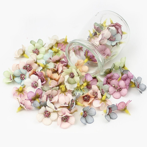 Silk Flowers, Pastel, Scrapbooking, Card Making, Junk Journal, Mixed Media