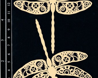 Dusty Attic, DA2226, Industrial Dragonfly, Scrapbooking, Chipboard, Card Making, Mixed Media, DYI crafts