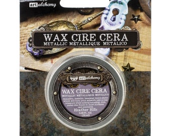 Finnabair, Metallique Wax, Heather hills, Junk Journal, Scrapbooking, card making, mixed media, tag art,