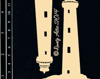 Dusty Attic, DA0007, Lighthouse Small , Scrapbooking, Chipboard, Card Making, Mixed Media, DYI crafts