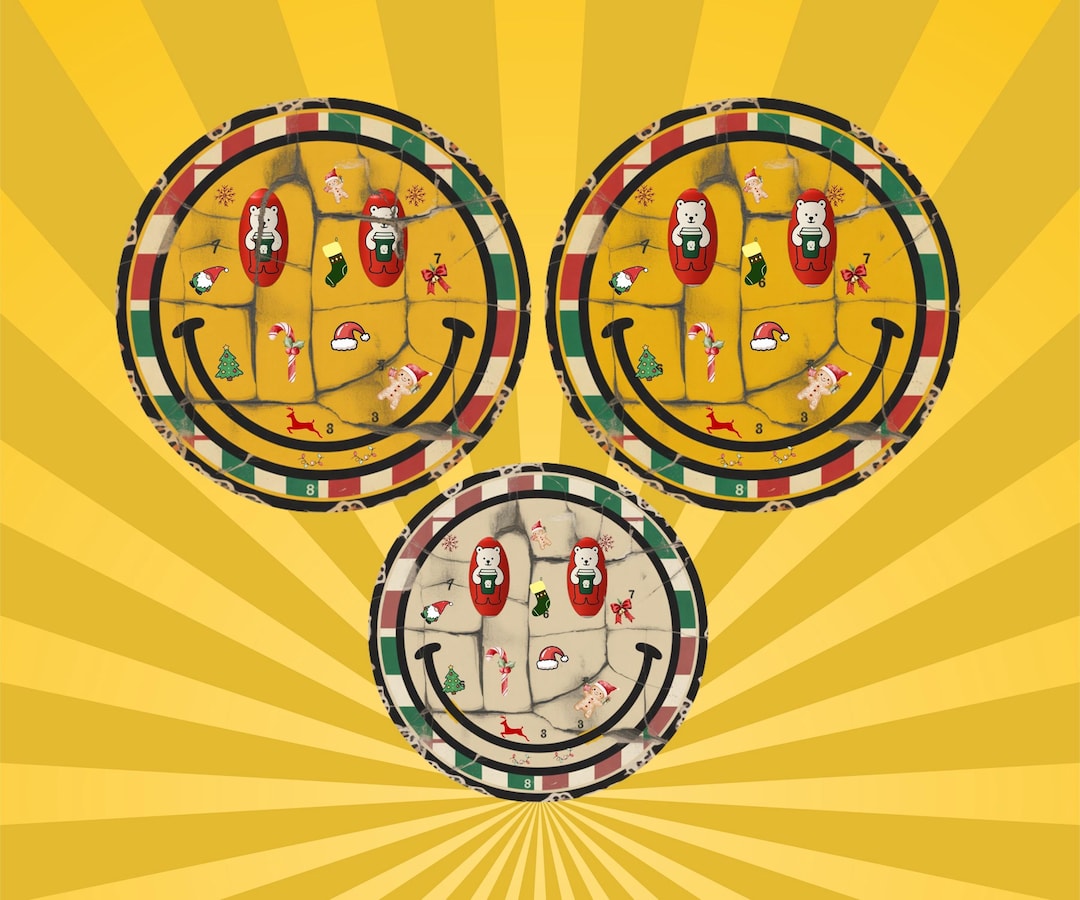 Retro Happy Face PNG Bundle, Neon Smiley Collage Clipart, Groovy Smiley ...