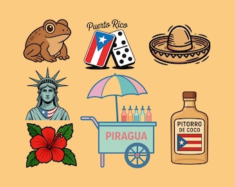 40+ DTMF Clipart PNG bundle, Sapo Concho, Puerto Rico Clipart Bundle Png, Bandera Puerto Rico, Debi Tirar Fotos, American Football png