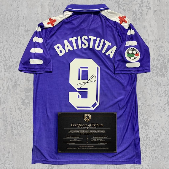 G. Batistuta 1999 Signed Tribute Jersey (printed) | Florence