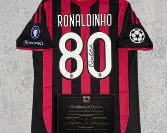 FC Barcelona 2004/2005 Ronaldinho #10 Home Jersey - Etsy UK