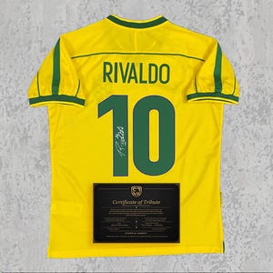 Rivaldo Brazil Jersey - Etsy