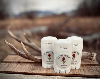 100% Grass Fed Beef Tallow Deodorant