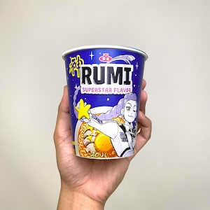 Rumi Ramyeon, Etichetta per Cup Noodles, Cacciatori di Demoni Kpop, Design di Confezioni Stampabili, Cosplay
