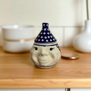 Polish Pottery Boleslawiec - Garlic Container 0.60L