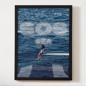 SZA SOS album cover poster | music wall art print | ocean aesthetic music decor