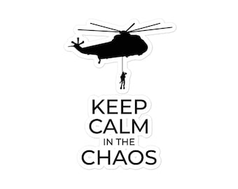 Adesivo Keep Calm in The Chaos - Edizione Sea King