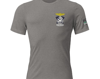 Maglietta unisex Tri-Blend "Aviation Rescue Swimmer"