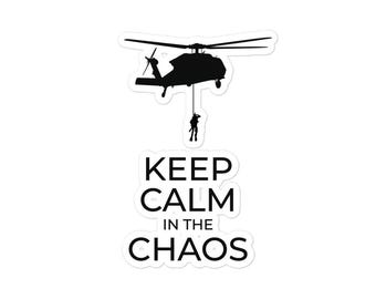 Adesivo Keep Calm in The Chaos - Edizione Seahawk