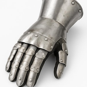 Handmade Steel Knight Gauntlets, Medieval Armor Gloves, LARP Cosplay, Renaissance Faire Costume image 13