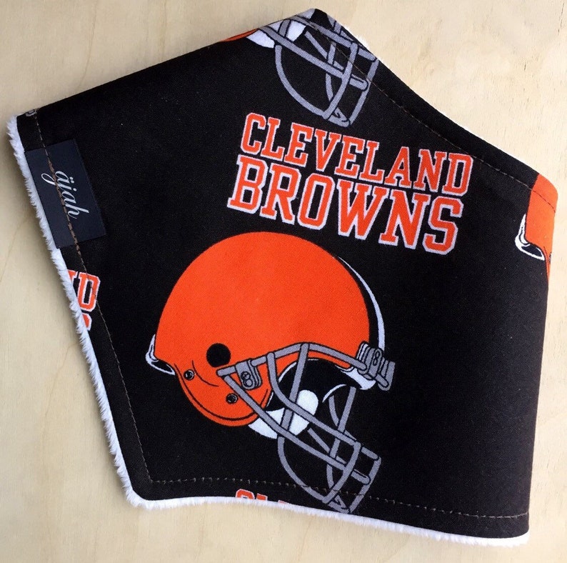 Cleveland Browns Bandana Bib Dribble Bib Baby Girl Baby Etsy