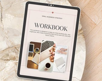 Business Workbook Printable PDF | Small Business Planner Digital Download