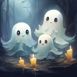 Cute Ghosts Tumbler Wrap