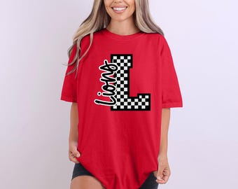 Checkered Lions | Lions | PNG | Digital Download | Mascot