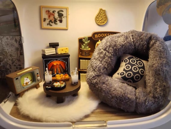 Blind Box Lookup Scene, Space Capsule Display Box, OB11 House