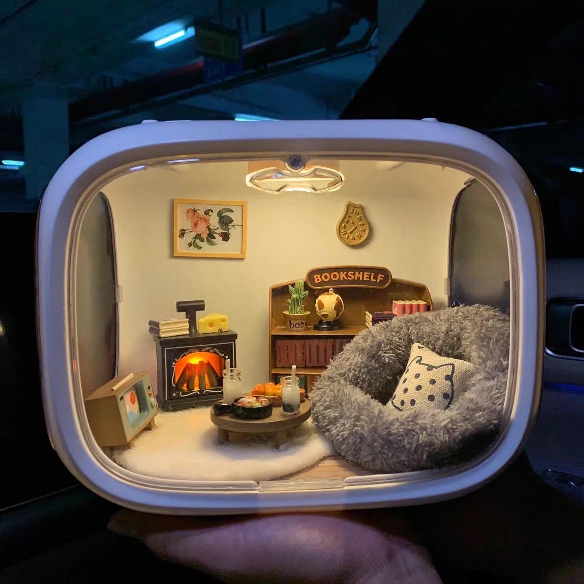 Blind Box Lookup Scene, Space Capsule Display Box, OB11 House