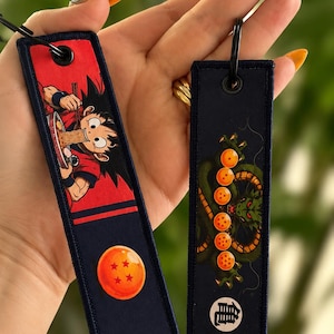 Wish Dragon Jet Tag - Double-Sided Anime-Inspired Keychain- JDM Car Accessory