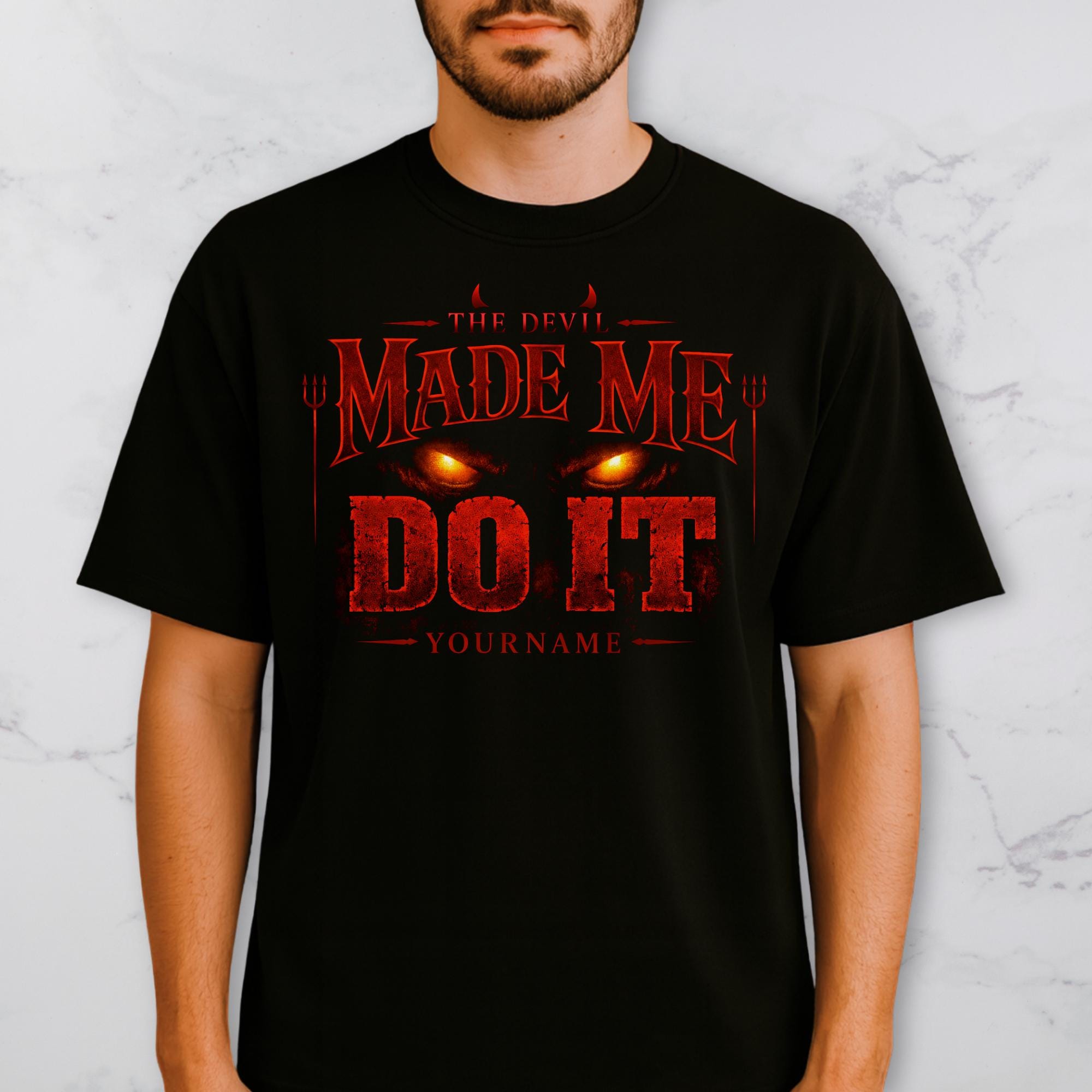 The Devil Made Me Do It T Shirt - Etsy