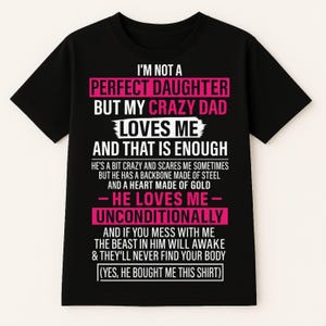 Mom to Daughter Shirt I Am the Storm Quote Strong Daughter